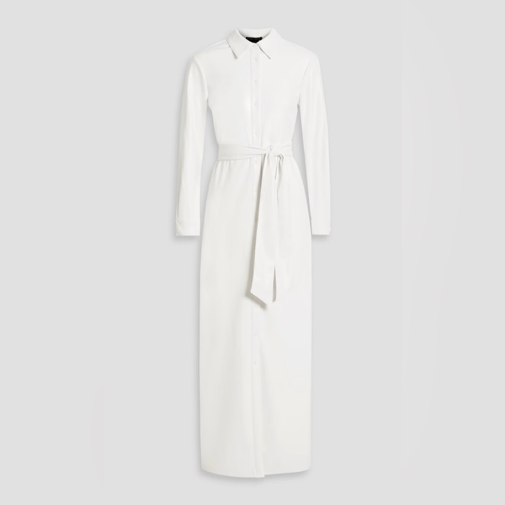 Alice + Olivia White Long Sleeve Dress